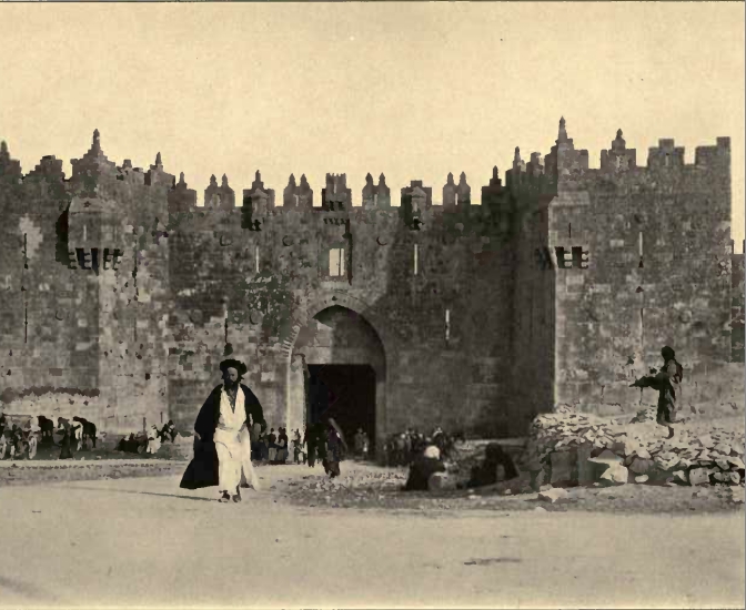 Damascus Gate, Jerusalem, 1912.