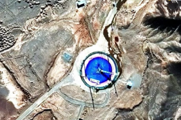 Iranian launch pad. (screenshot/Digital Globe)