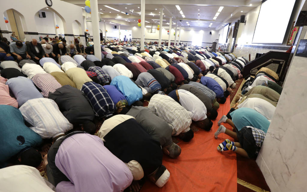 Muslim prayer service Washington