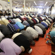 Muslim prayer service Washington