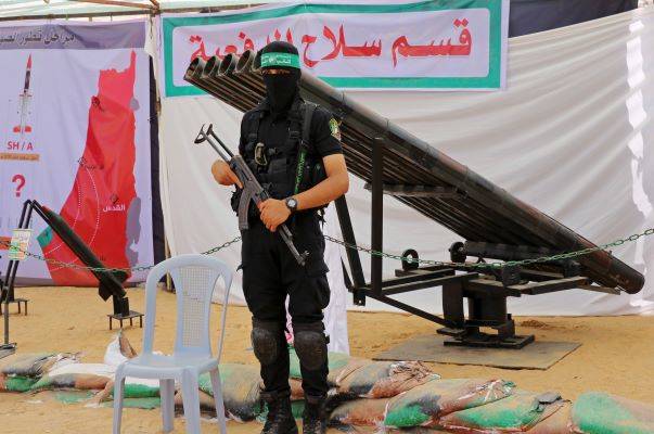 Palestinian terrorist in Gaza. (AP Photo/Adel Hana, File)