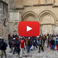 Christian tourists Jerusalem