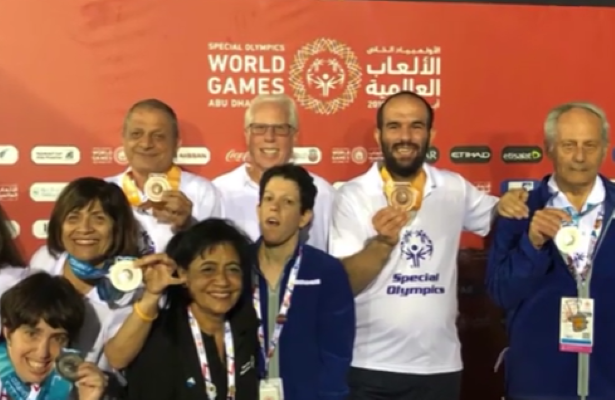 Israeli Special Olympians. (screenshot)