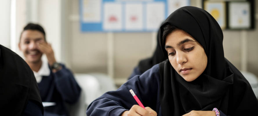 Muslim female student