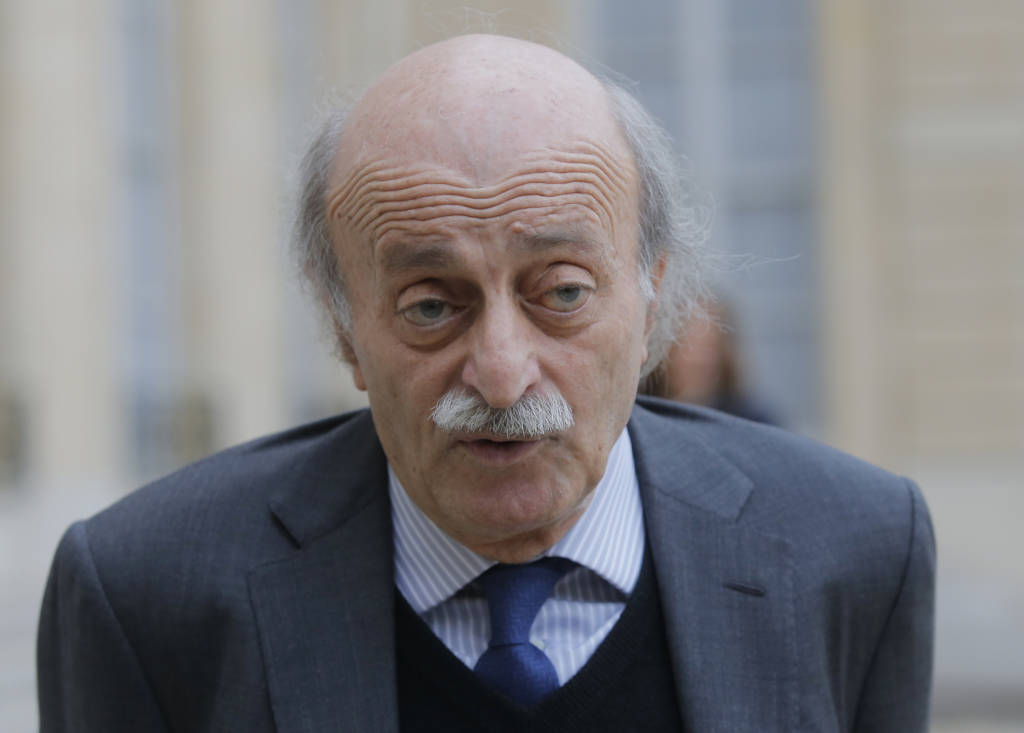 Lebanese Druze leader Walid Jumblatt. (AP Photo/Michel Euler)