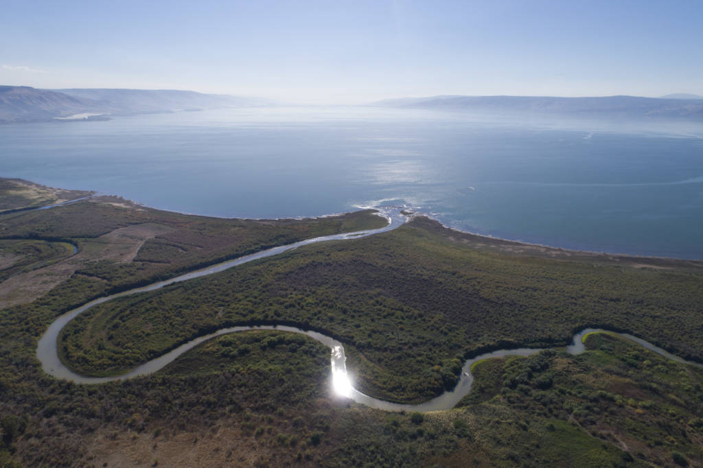 The Jordan River estuary and the Sea of Galilee. (AP Photo/Oded Balilty)