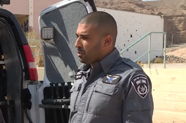 Shahar Zamor of the Yasam Eilat unit. (screenshot)