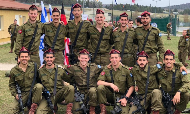 IDF forces in Germany. (Twitter)