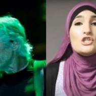 Roger Waters (Brent N. Clarke/Invision/AP); Linda Sarsour. (Screenshot)