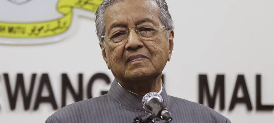 Malaysian Prime Minister Mahathir Mohamad
