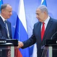 Benjamin Netanyahu and Nikolai Patrushev
