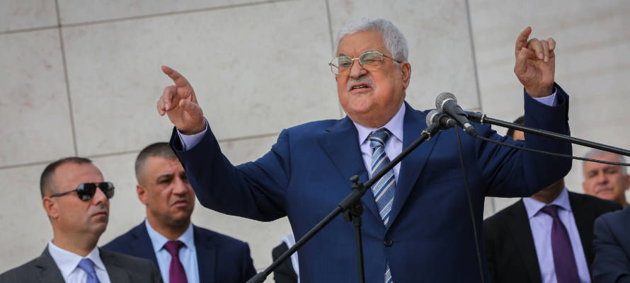 Palestinian President Mahmud Abbas. (Flash90)