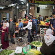 Muslim quarter Old City Jerusalem