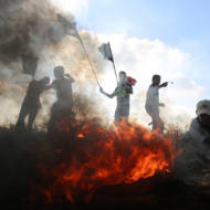 Gaza arson fire