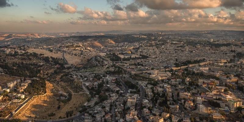 Moders Jerusalem 2016 population 880,000 and growing. (Israel Rising: Ancient Prophecy/ Modern Lens)