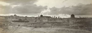 Panorama of Jerusalem, early 20th century (Wikimedia)