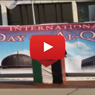 Quds Day rally in Dearborn, Michigan. (screenshot)