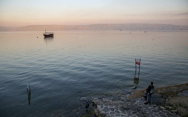 Sea of Galilee, March 18, 2019 (David Cohen/Flash90)