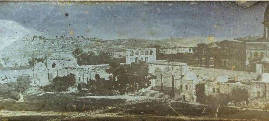 Temple Mount 1844, one of the oldest photos ever taken of Jerusalem (Israel Rising: Ancient Prophecy Modern Lens)