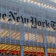 The headquarters of The New York Times