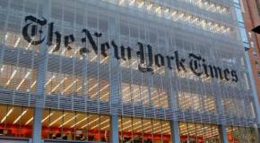 The headquarters of The New York Times
