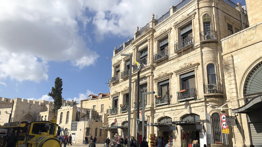 The historic Imperial Hotel in the Old City of Jerusalem, just inside Jaffa Gate. (New Imperial Hotel website)