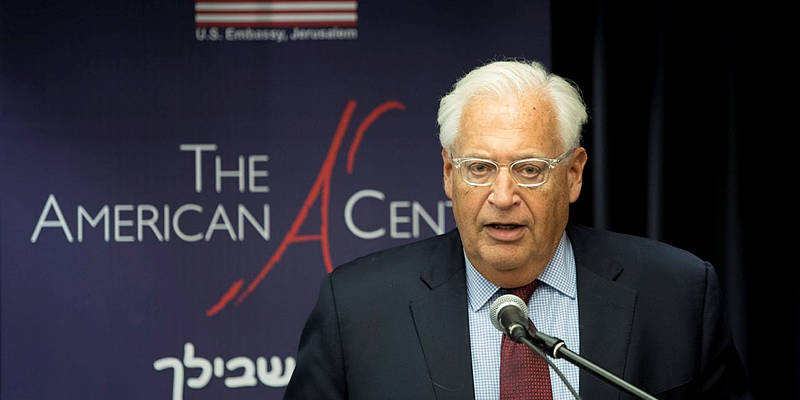 US Ambassador to Israel David Friedman