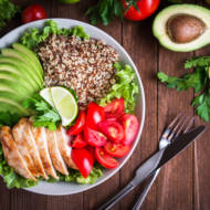 A healthful meal (Shutterstock)