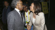 Rev. Al Sharpton and Sen. Kamala Harris