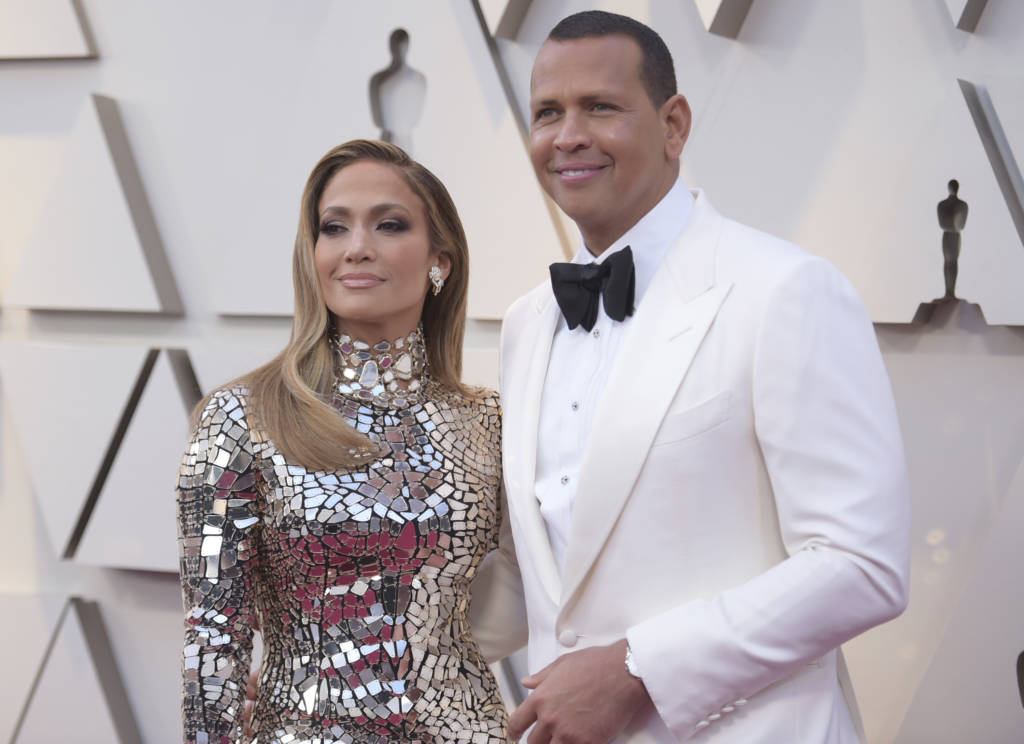 Jennifer Lopez and Alex Rodriguez,