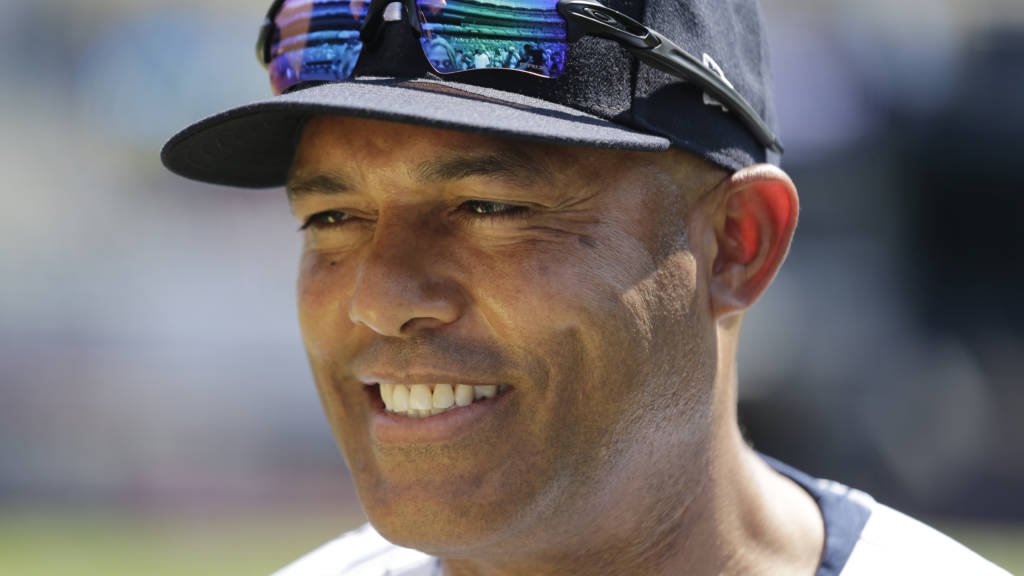 Former New York Yankees pitcher Mariano Rivera at Yankee Stadium, June 23, 2019. (AP Photo/Seth Wenig)