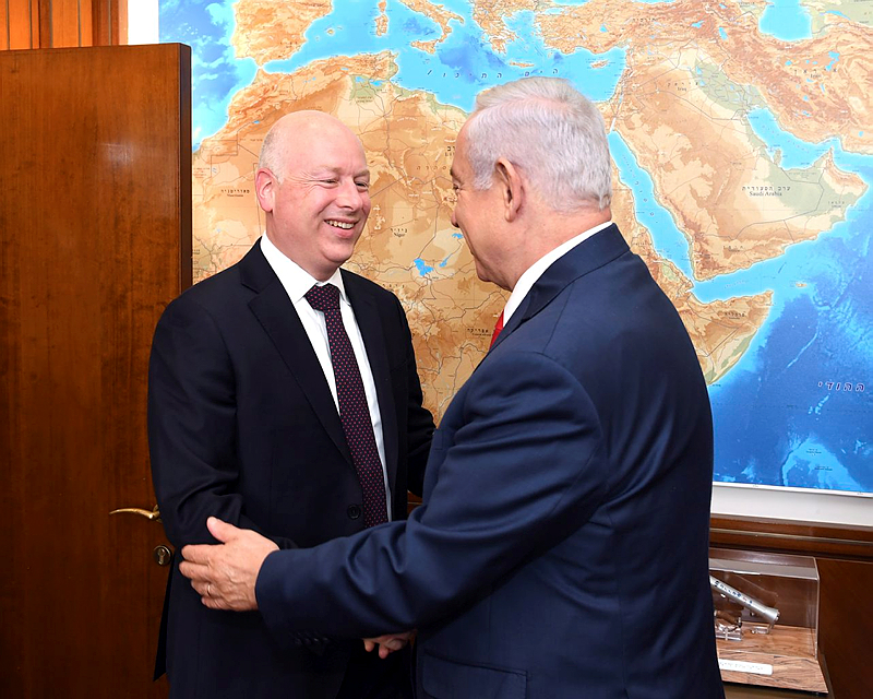 US envoy Jason Greenblatt,