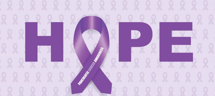 Pancreatic cancer ribbon