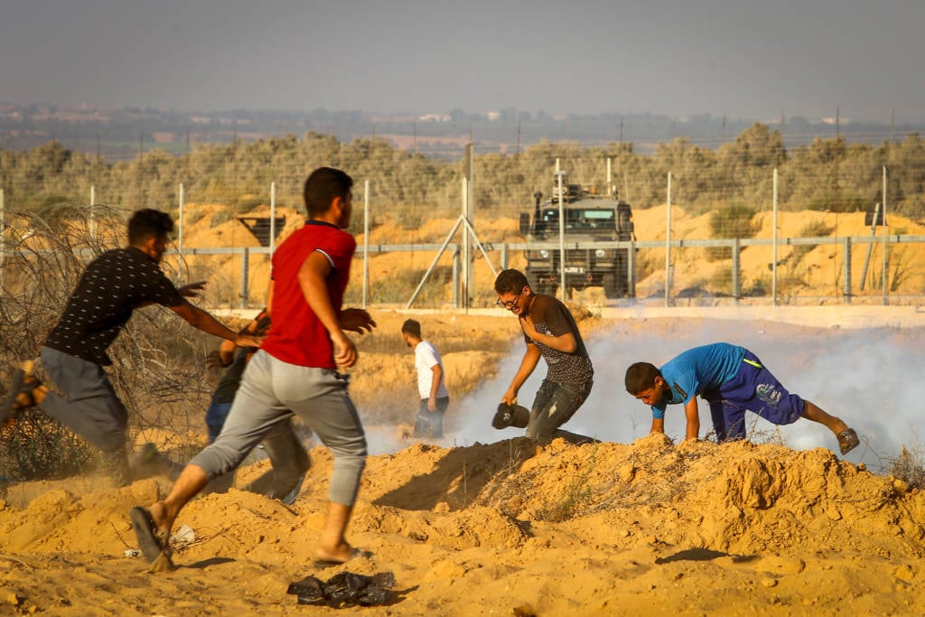 Israel Gaza border clash