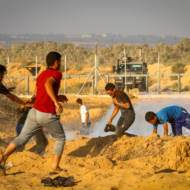 Israel Gaza border clash
