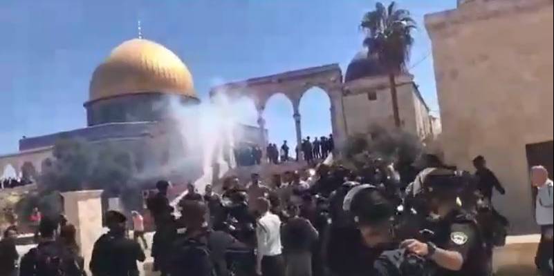 Muslim riot Temple Mount Tisha b'Av