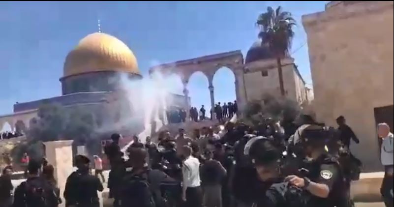 Muslim riot Temple Mount Tisha b'Av