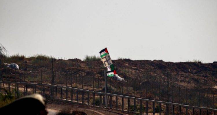 Swastika flag Gaza