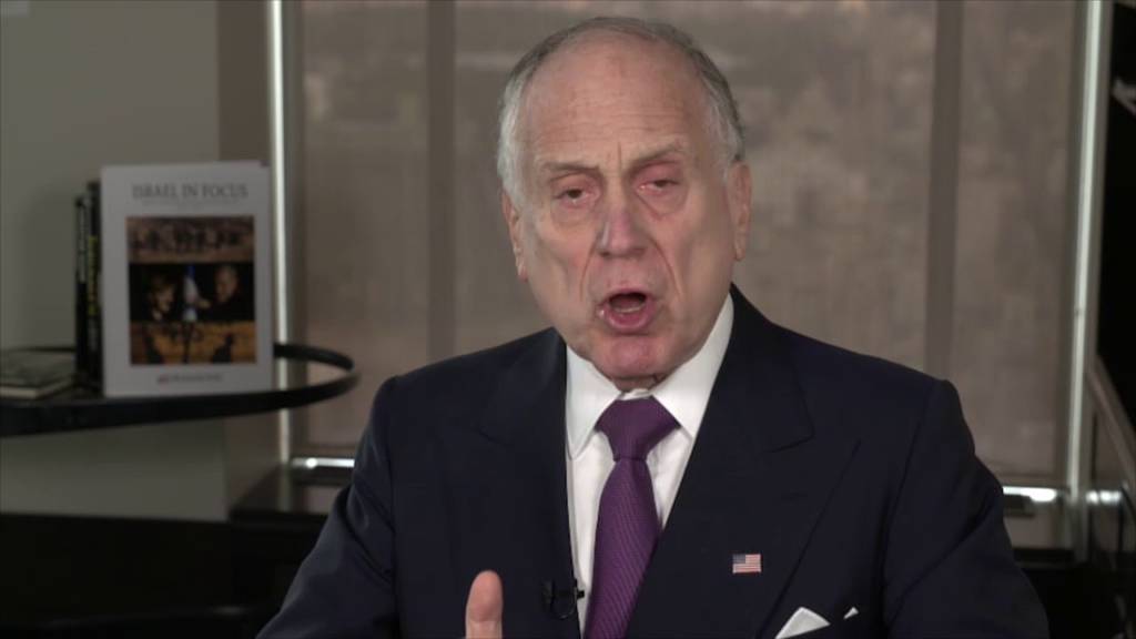 WJC President Ronald Lauder