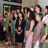 President Reuven Rivlin meets with mothers of IDF North American lone soldiers.