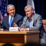 Kevin McCarthy and Benjamin Netanyahu