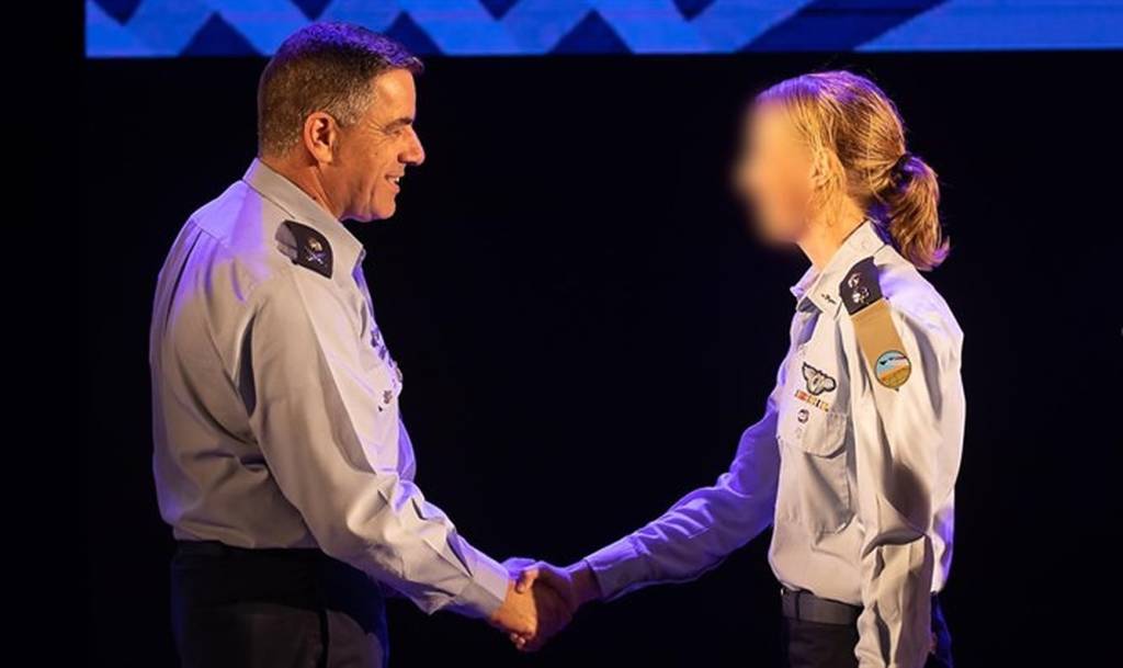 IAF Commander Amiram Norkin and Lt. Col. G. (IDF Spokesperson's Unit)