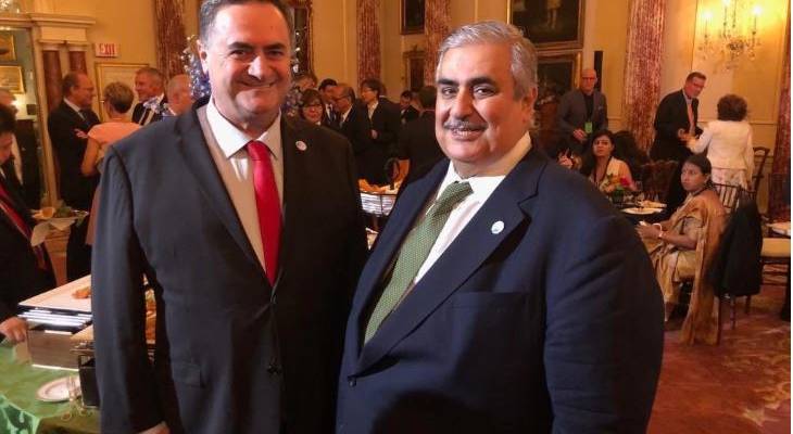 FM Israel Katz and his Bahraini counterpart Khalid al-Khalifa