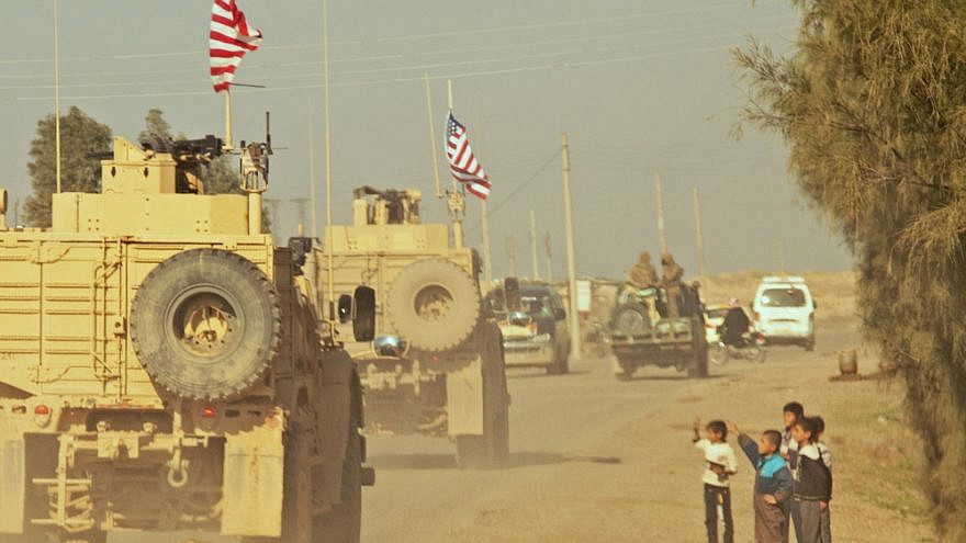 U.S. soldiers in Syria in December 2018