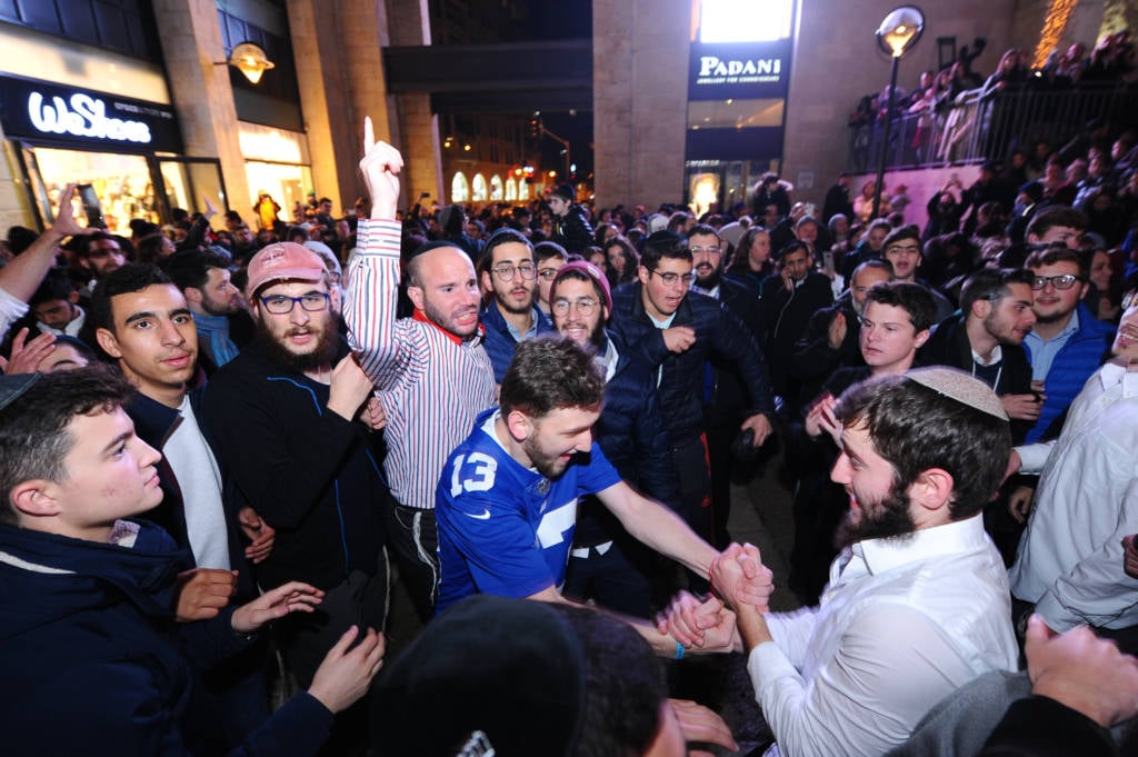 Chanukah dancing