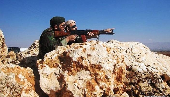 Iranian soldiers operating in Lebanon