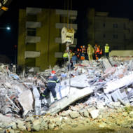 Devastation following earthquake in Albania, November 26, 2019 (Shutterstock)
