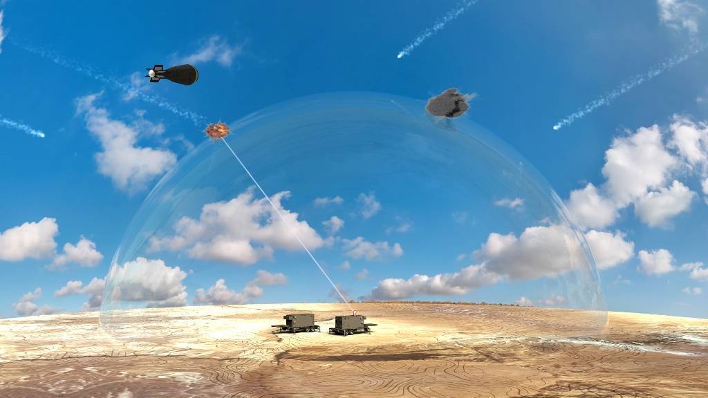 Israeli anti-missile laser defense system