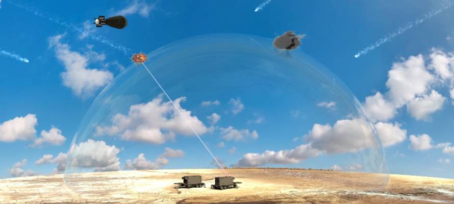 Israeli anti-missile laser defense system