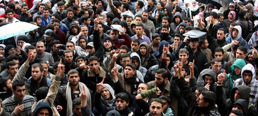 Jordan protest Israel